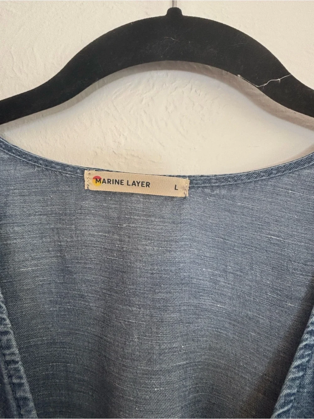 Marine Layer Camila Dress in Light Blue - Picture 5 of 12